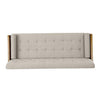 Image of Christopher Knight Home Aidan Mid Century Modern Tufted Fabric Sofa, Beige