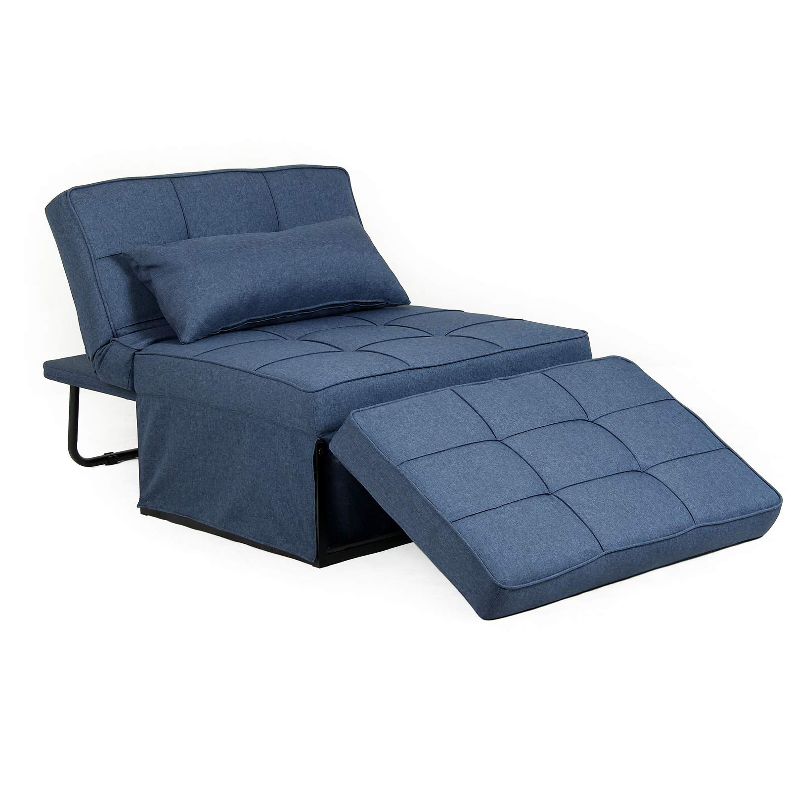 Ainfox Ottoman Sofa Bed, 4 in 1 Multi-Use Folding Guest Bed