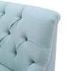 Image of Christopher Knight Home Nicole Fabric Settee, Light Blue