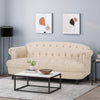 Image of Christopher Knight Home Tracy Contemporary Deep Tufted Sofa with Nailhead Trim, Beige