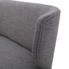 Image of Christopher Knight Home Desdemona Mid-Century Modern Fabric Settee, Light Gray, Natural Finish