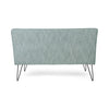 Image of Christopher Knight Home Simona Modern Fabric Settee with Hair Pin Legs, Green, Texture