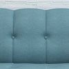 Image of Christopher Knight Home Treston Mid-Century Fabric Sofa, Blue / Natural